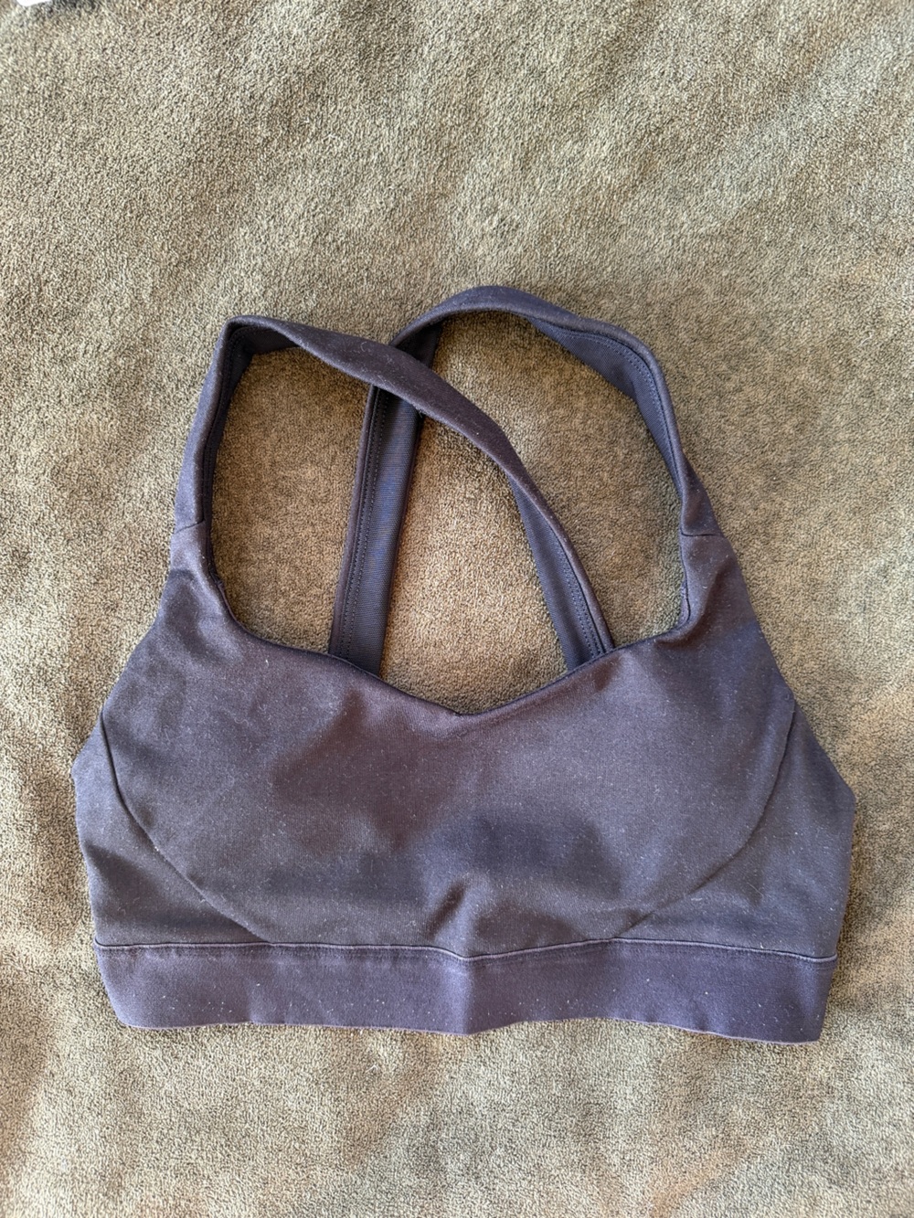 Patagonia black cross cross Sports Bra